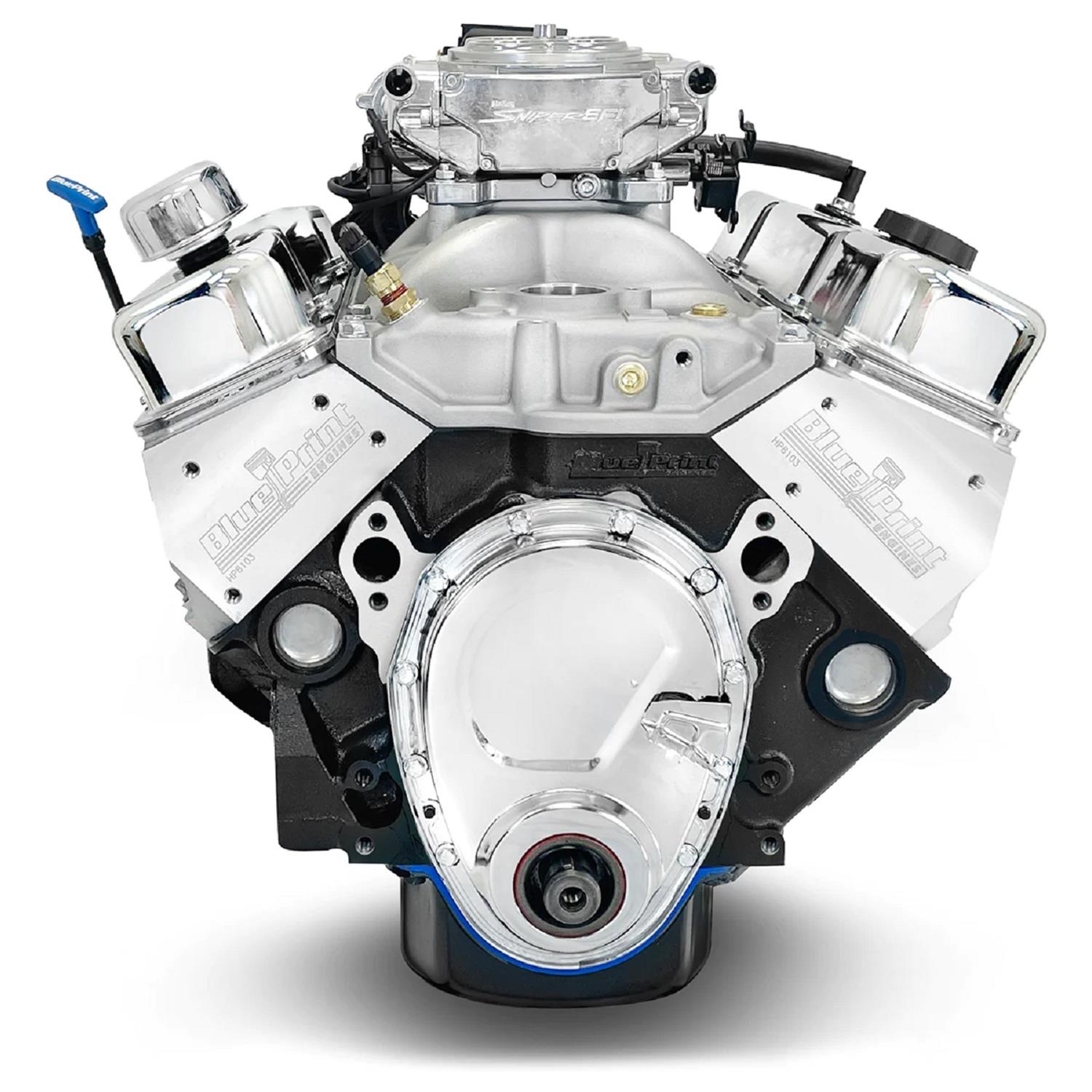 BluePrint Engines GM 396 C.I.D. 491 HP Stroker Base Fully Dressed F.I. Long Block Crate Engines BP3961CTF image 2