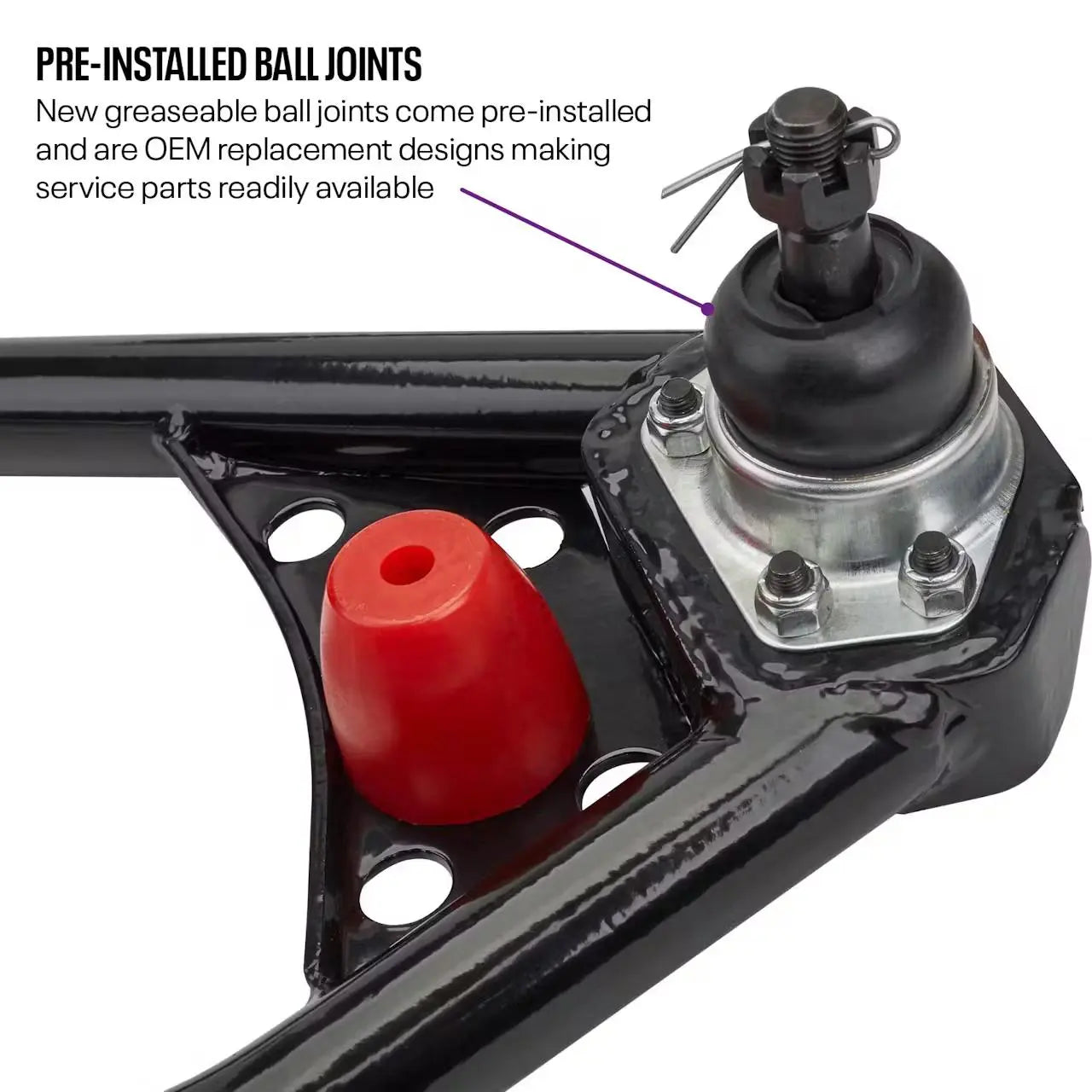 1967-69 Buick Riviera Control Arm/Alignment Kit image 2