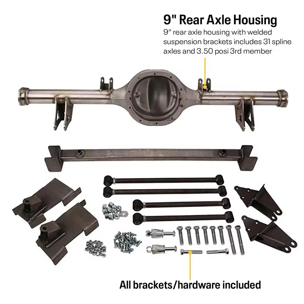 1947-54 Chevy Pickup Rear Suspension/Axle Kit, Ford 9 Inch Posi image 2