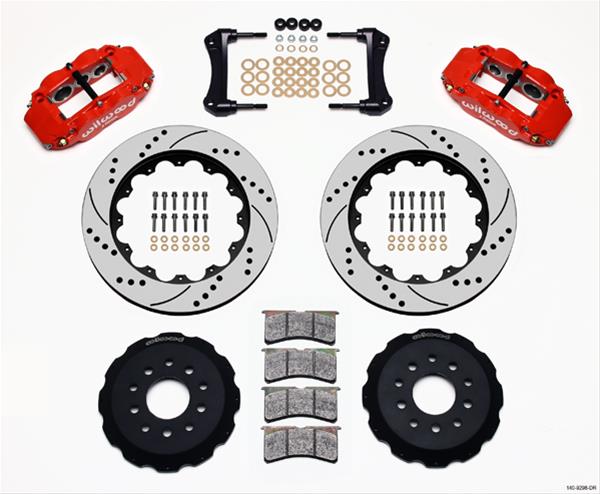 Wilwood Forged Narrow Superlite 6R Big Brake Front Brake Kits 140-9298-DR image 1