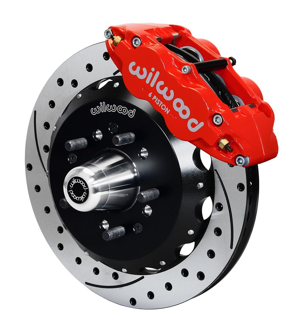 Wilwood Forged Narrow Superlite 6R Big Brake Front Brake Kits 140-12307-DR image 0