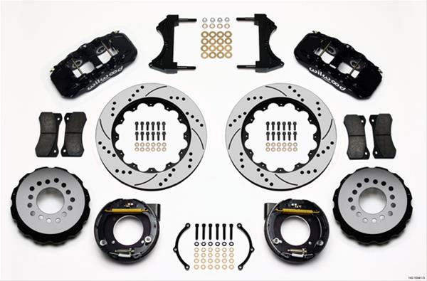 Wilwood AERO4 Big Brake Rear Parking Brake Kits 140-10941-D image 1