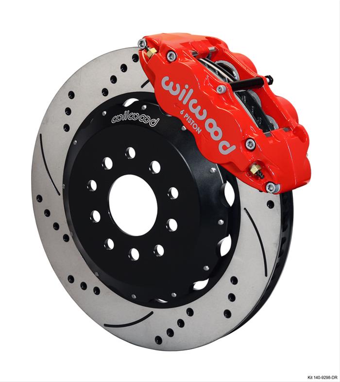 Wilwood Forged Narrow Superlite 6R Big Brake Front Brake Kits 140-9298-DR image 0
