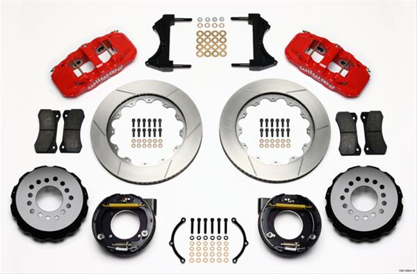 Wilwood AERO4 Big Brake Rear Brake Kits 140-10941-R image 1