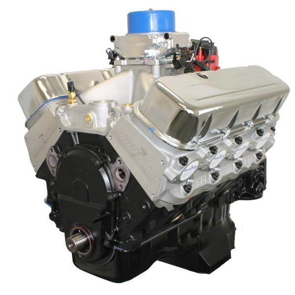 BluePrint Engines GM 496 C.I.D. 600 HP Stroker Dressed Fuel Injected Long Block Crate Engines BP4967CTF image 0